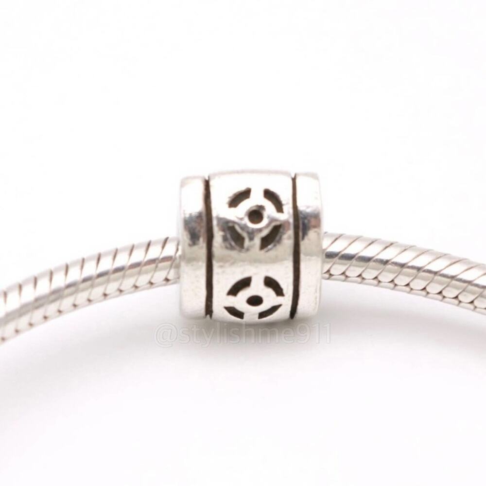 Authentic Pandora Open Circle Pattern Oriental Ch… - image 4